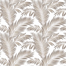 Textures   -   MATERIALS   -   WALLPAPER   -  various patterns - Vinyl wallpaper with palm leaves PBR texture seamless 21567