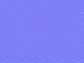 Textures   -   ARCHITECTURE   -   PAVING OUTDOOR   -   Concrete   -   Blocks regular  - Concrete paving outdoor texture seamless 19666 - Normal