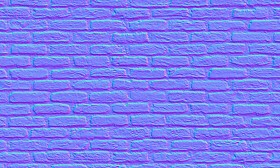 Textures   -   ARCHITECTURE   -   BRICKS   -   Facing Bricks   -   Rustic  - Rustic bricks texture seamless 20209 - Normal