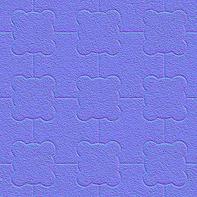 Textures   -   ARCHITECTURE   -   PAVING OUTDOOR   -   Concrete   -   Blocks mixed  - Paving concrete mixed size texture seamless 05579 - Normal