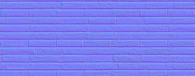 Textures   -   ARCHITECTURE   -   WALLS TILE OUTSIDE  - wall cladding bricks PBR texture seamless 21718 - Normal