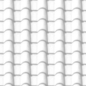 Textures   -   ARCHITECTURE   -   ROOFINGS   -   Clay roofs  - Clay roof texture seamless 19565 - Ambient occlusion