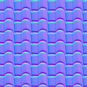 Textures   -   ARCHITECTURE   -   ROOFINGS   -   Clay roofs  - Clay roof texture seamless 19565 - Normal