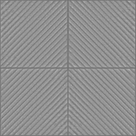 Textures   -   ARCHITECTURE   -   PAVING OUTDOOR   -   Concrete   -   Blocks regular  - Ramp concrete tiles PBR texture seamless 21969 - Displacement