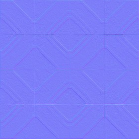Textures   -   ARCHITECTURE   -   TILES INTERIOR   -   Ornate tiles   -   Geometric patterns  - Ceramic geometric tiles PBR texture seamless 21924 - Normal