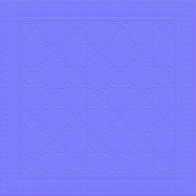 Textures   -   ARCHITECTURE   -   TILES INTERIOR   -   Cement - Encaustic   -   Cement  - Cement concrete tile texture seamless 13334 - Normal