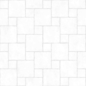 Textures   -   ARCHITECTURE   -   PAVING OUTDOOR   -   Concrete   -   Blocks damaged  - Concrete paving outdoor damaged texture seamless 05498 - Ambient occlusion