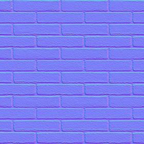Textures   -   ARCHITECTURE   -   BRICKS   -   Facing Bricks   -   Smooth  - Facing smooth bricks texture seamless 00268 - Normal
