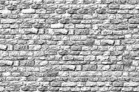 Textures   -   ARCHITECTURE   -   STONES WALLS   -   Stone blocks  - Wall stone with regular blocks texture seamless 08311 - Bump