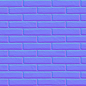 Textures   -   ARCHITECTURE   -   BRICKS   -   White Bricks  - White bricks texture seamless 00508 - Normal