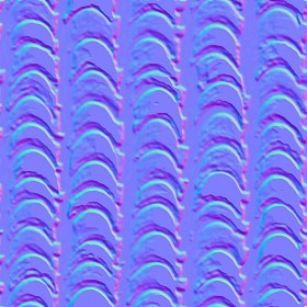 Textures   -   ARCHITECTURE   -   ROOFINGS   -   Clay roofs  - Clay roof texture seamless 19569 - Normal