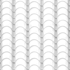 Textures   -   ARCHITECTURE   -   ROOFINGS   -   Clay roofs  - Clay roof texture seamless 19571 - Ambient occlusion