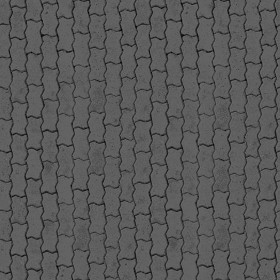 Textures   -   ARCHITECTURE   -   PAVING OUTDOOR   -   Pavers stone   -   Blocks regular  - Paver stone regular blocks texture seamless 17018 - Displacement
