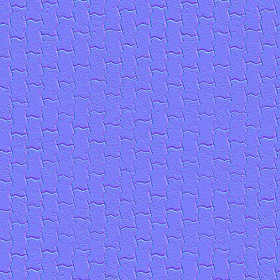 Textures   -   ARCHITECTURE   -   PAVING OUTDOOR   -   Pavers stone   -   Blocks regular  - Paver stone regular blocks texture seamless 17018 - Normal