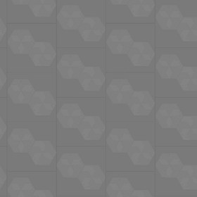 Textures   -   ARCHITECTURE   -   TILES INTERIOR   -   Hexagonal mixed  - Hexagonal tile texture seamless 16866 - Displacement