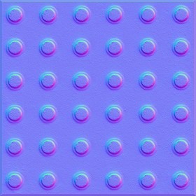 Textures   -   ARCHITECTURE   -   PAVING OUTDOOR   -   Tactile  - Tactile pavement PBR texture seamless 21939 - Normal