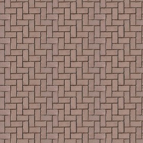 Textures   -   ARCHITECTURE   -   PAVING OUTDOOR   -   Concrete   -  Herringbone - Concrete paving herringbone outdoor texture seamless 05809