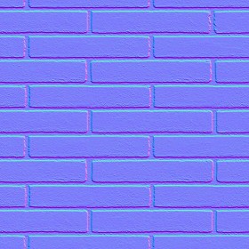 Textures   -   ARCHITECTURE   -   BRICKS   -   Facing Bricks   -   Smooth  - Facing smooth bricks texture seamless 00269 - Normal