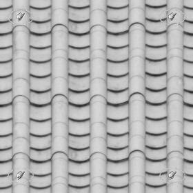 Textures   -   ARCHITECTURE   -   ROOFINGS   -   Clay roofs  - Clay roof texture seamless 19585 - Displacement