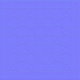 Textures   -   ARCHITECTURE   -   TILES INTERIOR   -   Cement - Encaustic   -   Cement  - Cement concrete tile texture seamless 13336 - Normal