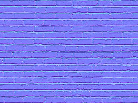 Textures   -   ARCHITECTURE   -   BRICKS   -   White Bricks  - White bricks texture seamless 00510 - Normal