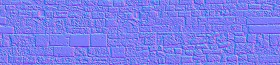 Textures   -   ARCHITECTURE   -   STONES WALLS   -   Stone walls  - Italy old wall stone texture seamless 18043 - Normal