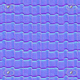 Textures   -   ARCHITECTURE   -   ROOFINGS   -   Clay roofs  - Clay roof texture seamless 19591 - Normal