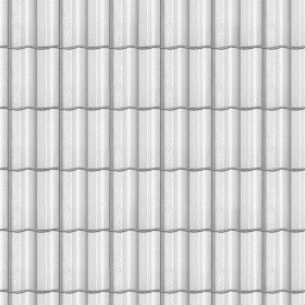 Textures   -   ARCHITECTURE   -   ROOFINGS   -  Clay roofs - White clay roof texture seamless 20917