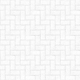 Textures   -   ARCHITECTURE   -   PAVING OUTDOOR   -   Concrete   -   Herringbone  - Concrete paving herringbone outdoor texture seamless 05811 - Ambient occlusion