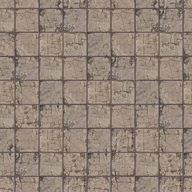 Textures   -   ARCHITECTURE   -   PAVING OUTDOOR   -   Concrete   -  Blocks damaged - Concrete paving outdoor damaged texture seamless 05501