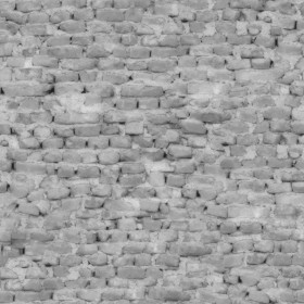 Textures   -   ARCHITECTURE   -   BRICKS   -   Damaged bricks  - Damaged bricks texture seamless 00123 - Displacement