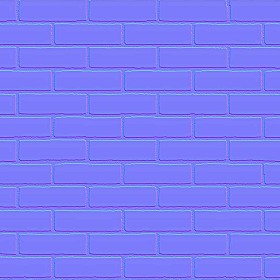 Textures   -   ARCHITECTURE   -   BRICKS   -   Facing Bricks   -   Smooth  - Facing smooth bricks texture seamless 00271 - Normal