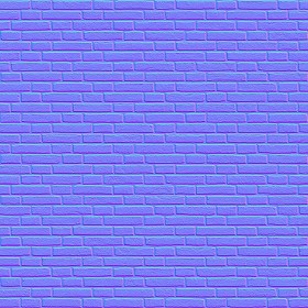 Textures   -   ARCHITECTURE   -   BRICKS   -   Facing Bricks   -   Rustic  - rustic bricks PBR texture seamless 21735 - Normal