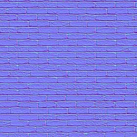 Textures   -   ARCHITECTURE   -   BRICKS   -   Facing Bricks   -   Rustic  - rustic bricks PBR texture seamless 21740 - Normal