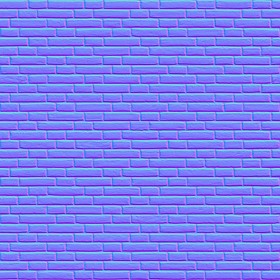 Textures   -   ARCHITECTURE   -   BRICKS   -   Facing Bricks   -   Rustic  - Rustic brick wall PBR texture seamless 22025 - Normal