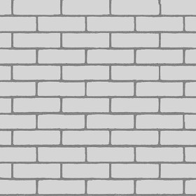 Textures   -   ARCHITECTURE   -   BRICKS   -   Facing Bricks   -   Smooth  - Facing smooth bricks texture seamless 00272 - Displacement