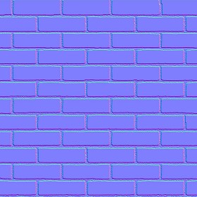 Textures   -   ARCHITECTURE   -   BRICKS   -   Facing Bricks   -   Smooth  - Facing smooth bricks texture seamless 00272 - Normal