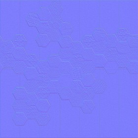 Textures   -   ARCHITECTURE   -   TILES INTERIOR   -   Hexagonal mixed  - Hexagonal tile texture seamless 18110 - Normal