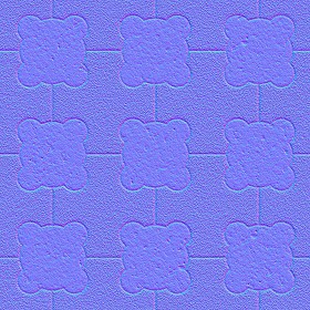 Textures   -   ARCHITECTURE   -   PAVING OUTDOOR   -   Concrete   -   Blocks mixed  - Paving concrete mixed size texture seamless 05584 - Normal