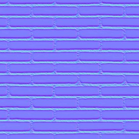 Textures   -   ARCHITECTURE   -   BRICKS   -   Colored Bricks   -   Smooth  - Texture colored bricks smooth seamless 00074 - Normal