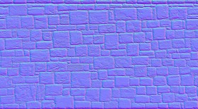 Textures   -   ARCHITECTURE   -   STONES WALLS   -   Stone walls  - Stone fence wall texture horizontal seamless 20890 - Normal
