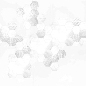 Textures   -   ARCHITECTURE   -   TILES INTERIOR   -   Hexagonal mixed  - Hexagonal tile texture seamless 18111 - Ambient occlusion