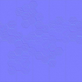 Textures   -   ARCHITECTURE   -   TILES INTERIOR   -   Hexagonal mixed  - Hexagonal tile texture seamless 18111 - Normal