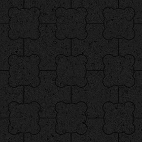 Textures   -   ARCHITECTURE   -   PAVING OUTDOOR   -   Concrete   -   Blocks mixed  - Paving concrete mixed size texture seamless 05585 - Specular