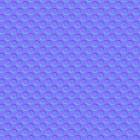 Textures   -   MATERIALS   -   METALS   -   Perforated  - Perforated metal plate texture seamless 10496 - Normal