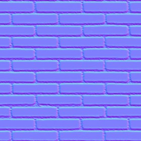 Textures   -   ARCHITECTURE   -   BRICKS   -   Colored Bricks   -   Smooth  - Texture colored bricks smooth seamless 00075 - Normal