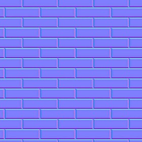 Textures   -   ARCHITECTURE   -   BRICKS   -   White Bricks  - White bricks texture seamless 00513 - Normal