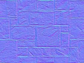 Textures   -   ARCHITECTURE   -   STONES WALLS   -   Claddings stone   -   Exterior  - Wall cladding stone mixed size seamless 07978 - Normal