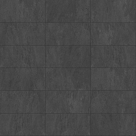 Textures   -   ARCHITECTURE   -   TILES INTERIOR   -  Stone tiles - Basalt rectangular tile texture seamless 15983