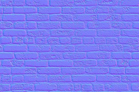 Textures   -   ARCHITECTURE   -   BRICKS   -   Dirty Bricks  - Dirty bricks texture seamless 00167 - Normal